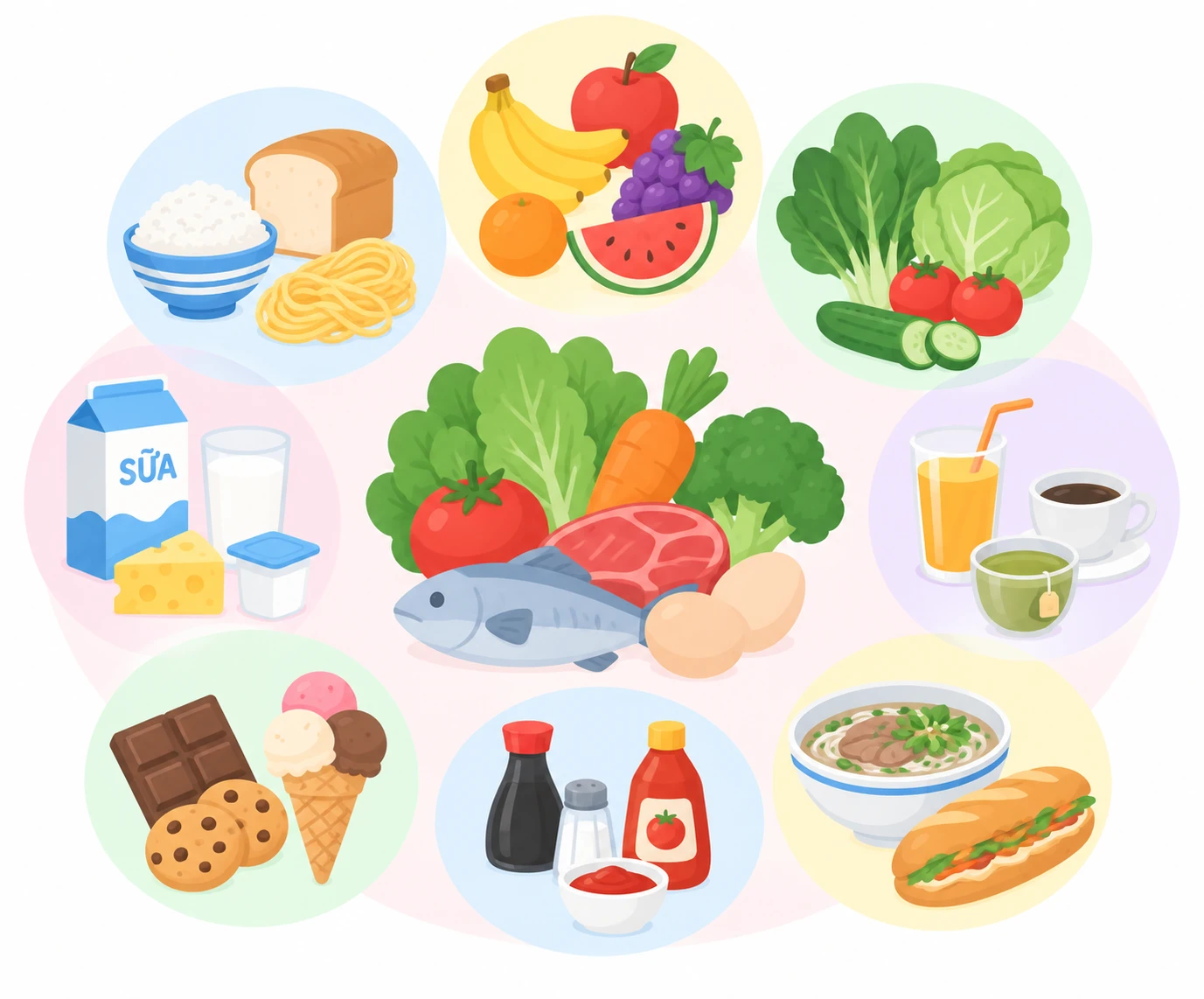 음식과 음료 - Thực phẩm và đồ uống
